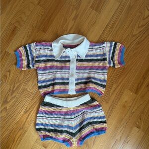 Brand New Two-Pieces Multi-Colored Set